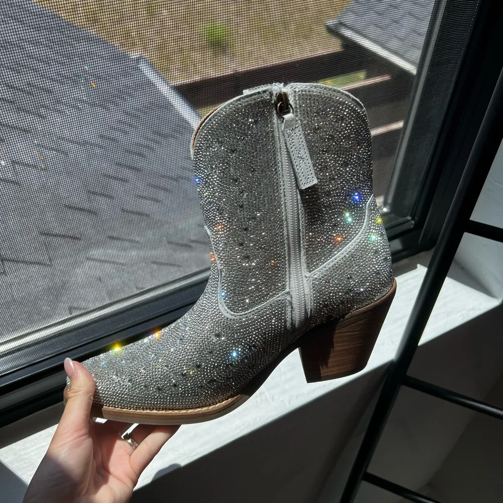 DINGO RHINESTONE BOOTS! Size 7.5, NEVER BEEN WORN - Picture 6 of 7